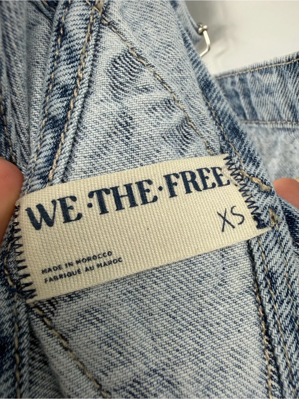 We The Free Free People Ziggy Denim Overall in Powder Blue Size XS